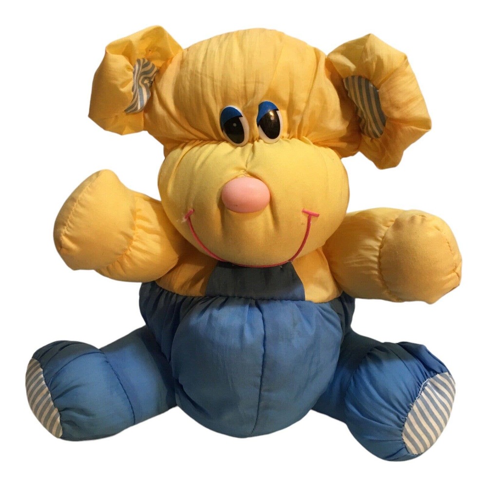 MTY International Nylon Puffalump Blue Yellow puppy ?